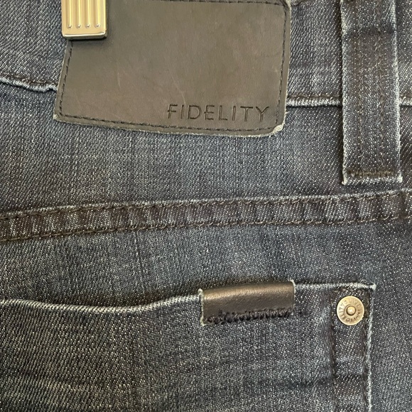 Mens jeans by Fidelity. Waist size 34”. Color is Blue. - Picture 4 of 7